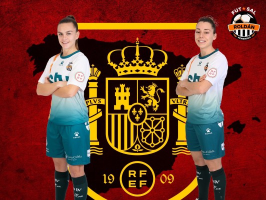 Mayte Mateo y Noelia Montoro, del Roldán; y Ana Pino, de LBTL Alcantarilla, vuelven con España 
