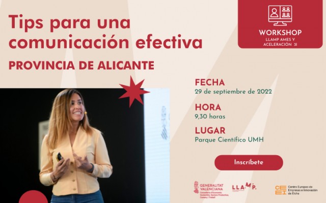 CEEI Elche organiza un 'workshop' para empresas que quieran mejorar su comunicación