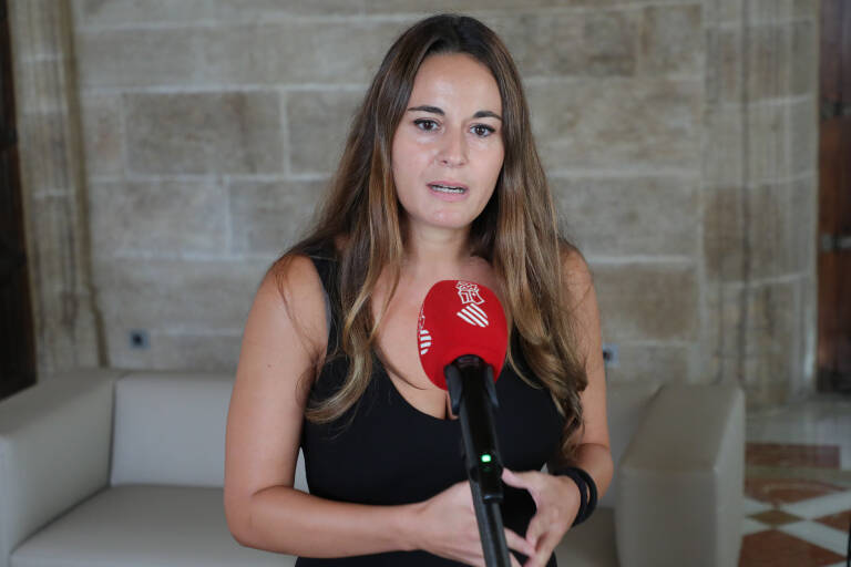  La directora general de Coordinación del Diálogo Social, Zulima Pérez. Foto: AP  - 