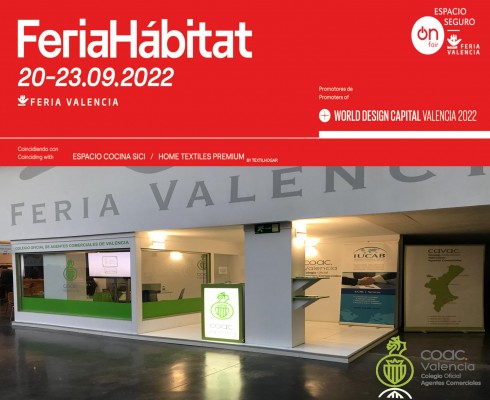 El Colegio Oficial de Agentes Comerciales de Valencia, en  Feria Hábitat 