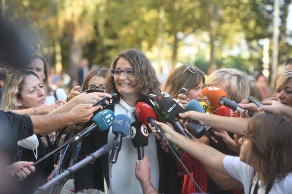 Oltra, tras declarar 7 horas en el juzgado: 