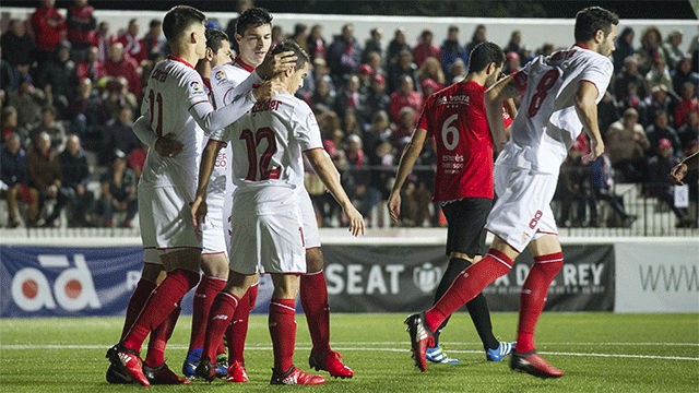 El Sevilla despide el 2016 con un partido intrascendente ante el Formentera