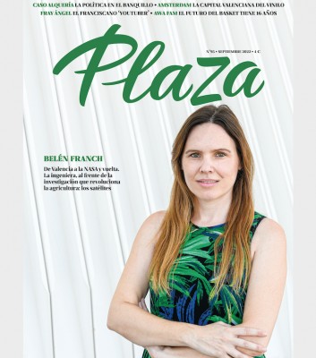 Belén Franch, portada de la revista Plaza