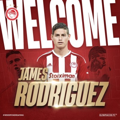 James Rodríguez ficha por el Olympiacos
