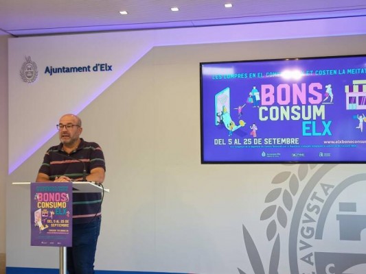 Comercio señala que los bonos consumo de Elche han generado un millón de euros en ventas