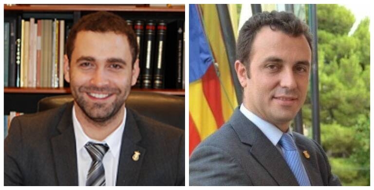  Mario Sánchez (PSPV) y Javier Berasaluce (PP).  - 