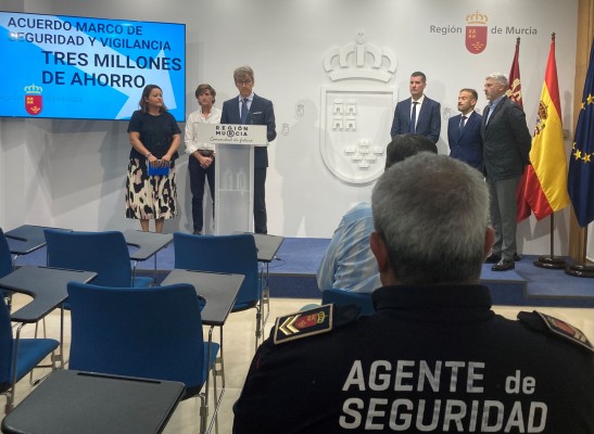 La Región ahorra 3 millones con la unificación de la seguridad en un macrocontrato de 43 millones