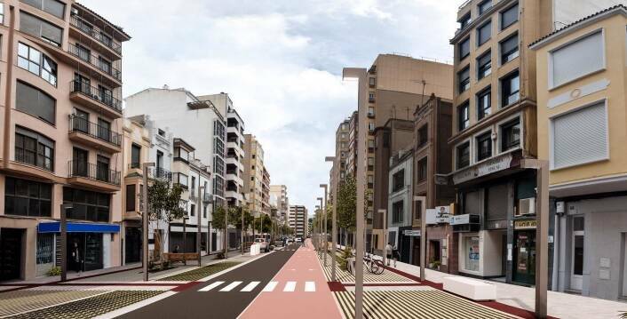 La UTE Becsa-Telecso se posiciona como favorita para peatonalizar 745.000 m2 en Castelló