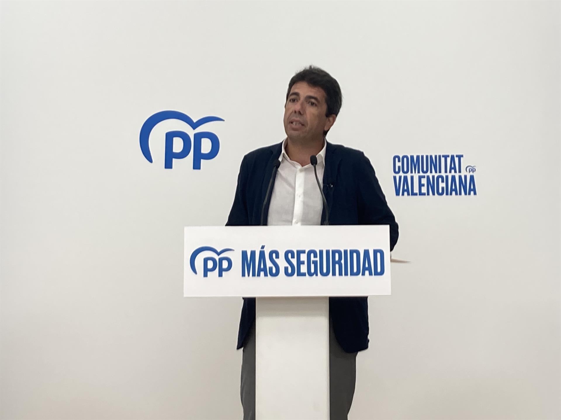 Mazón critica que el Consell no concrete 