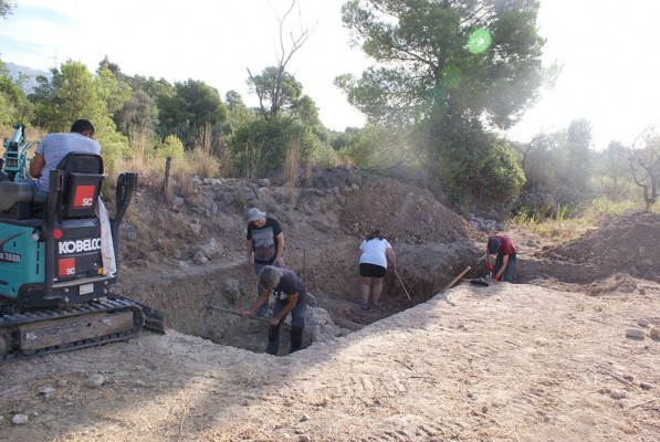 Descubren una antigua villa romana en la partida de Sogai de Altea