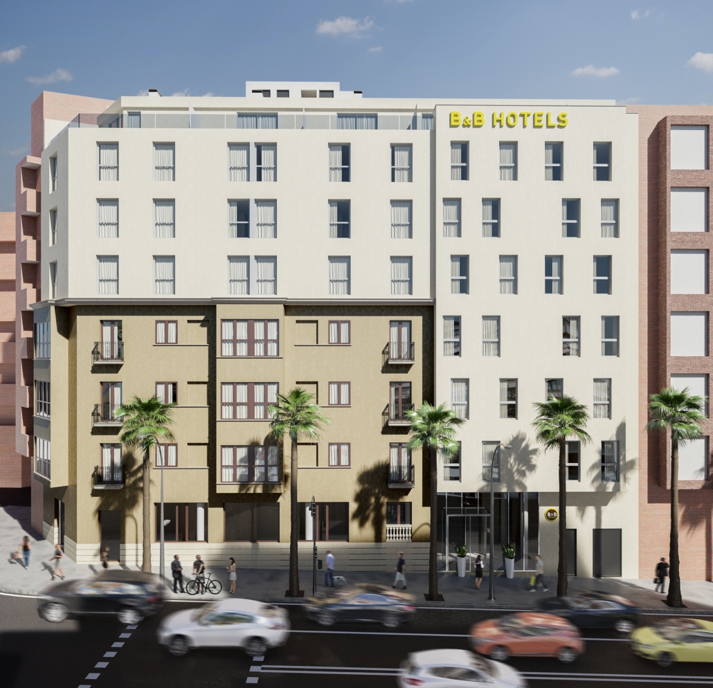 Recreación virtual del futuro hotel promovido por Xpandia. Foto: Xpandia - 