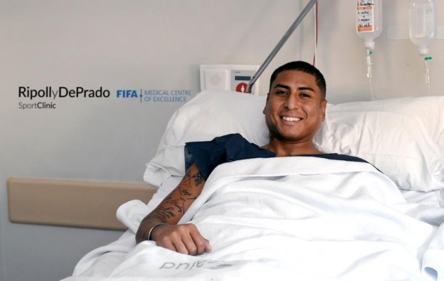 Marcelo Djaló es operado con éxito