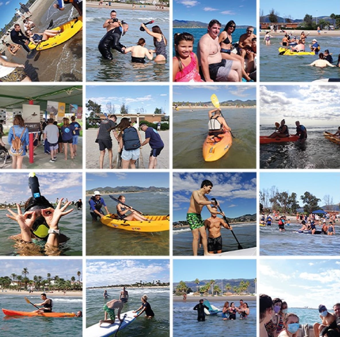 La iniciativa deportiva 'Mediterráneo Accesible' de Cocemfe Castelló y Asbumeca cumple cinco años