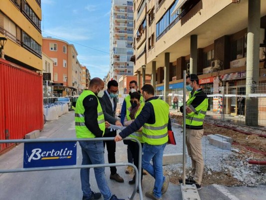 Alicante valida la reparación de un colector en la reforma de San Mateo sin abrir más zanjas 
