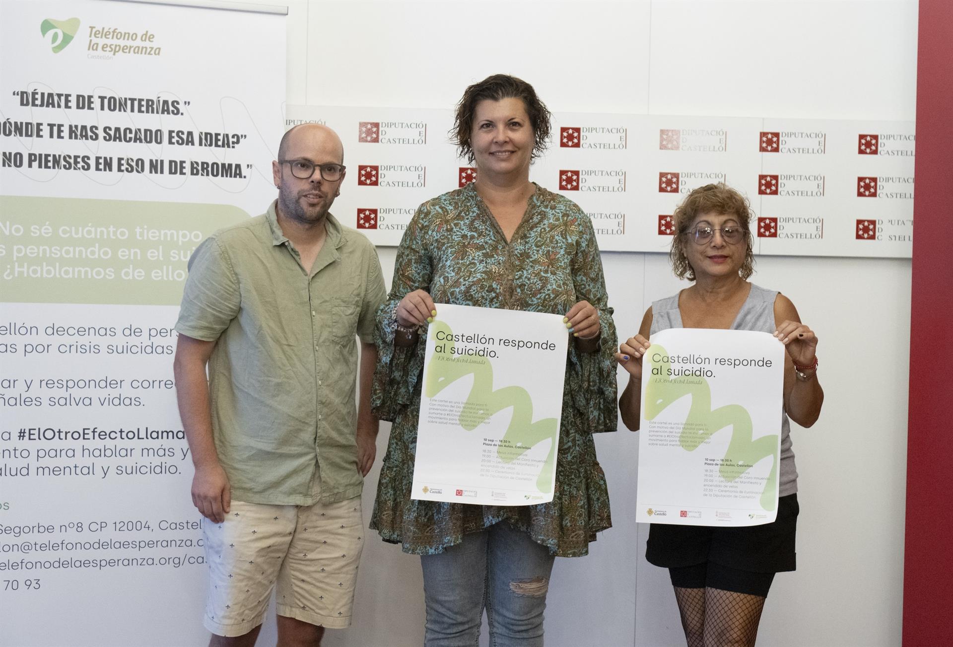 Visibilidad y música para conmemorar el Día Mundial de la Prevención del Suicidio en Castelló