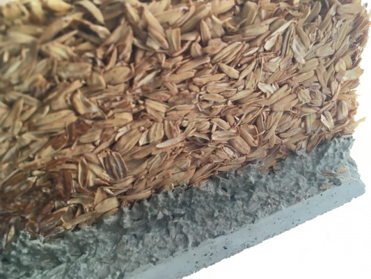 Investigan el uso en construcción de elementos prefabricados con posidonia y cáscara de arroz