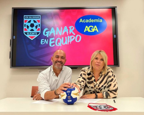 El Balonmano Eón Alicante y la Academia AGA suman fuerzas