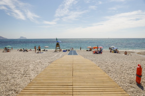 L'Alfàs consigue una subvención de Conselleria para la mejora de la accesibilidad de la playa