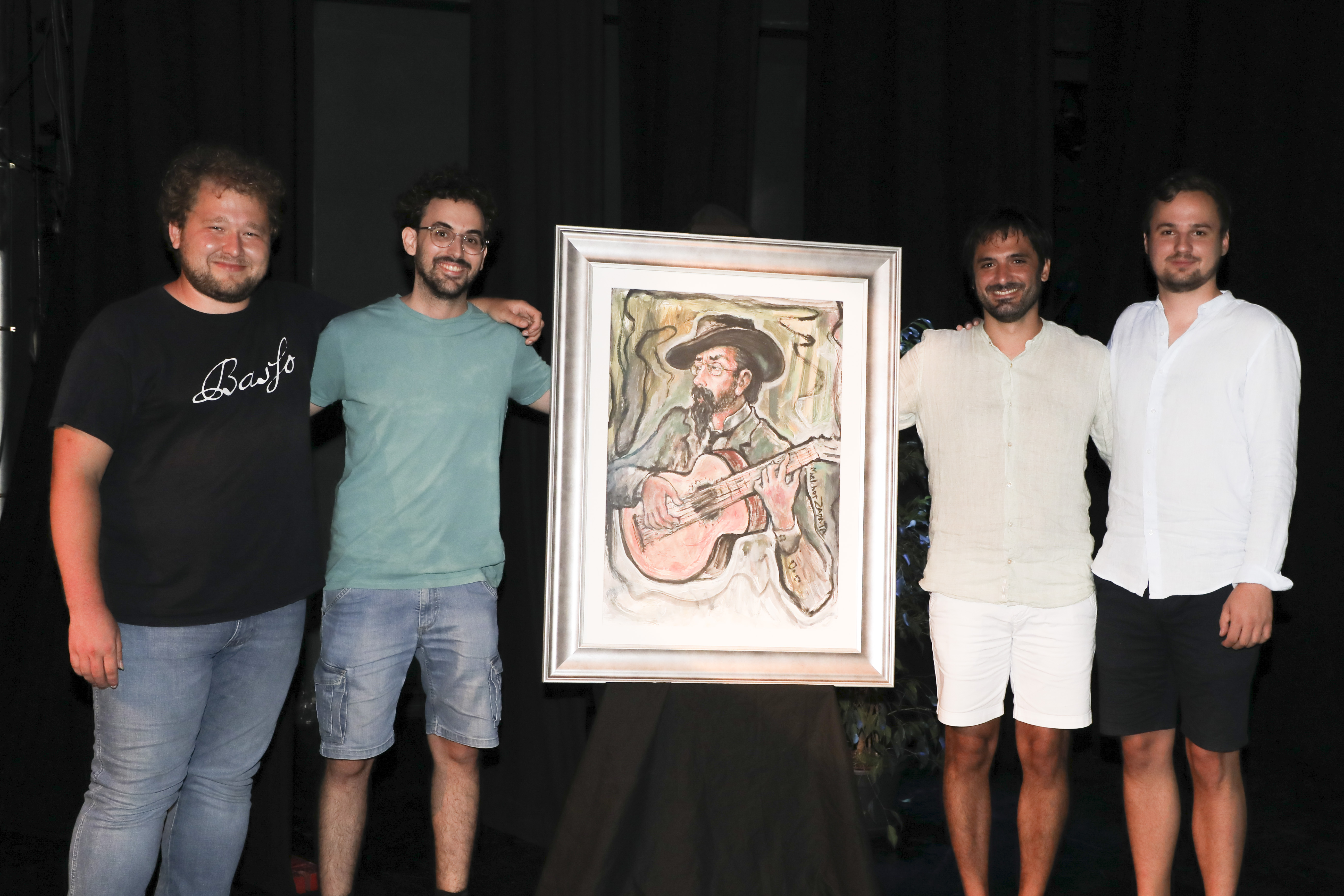 Álvaro Toscano, Luka Lovrekovic, Igor
Klokov i Carlo Curatolo arriben a la

final del Tárrega
