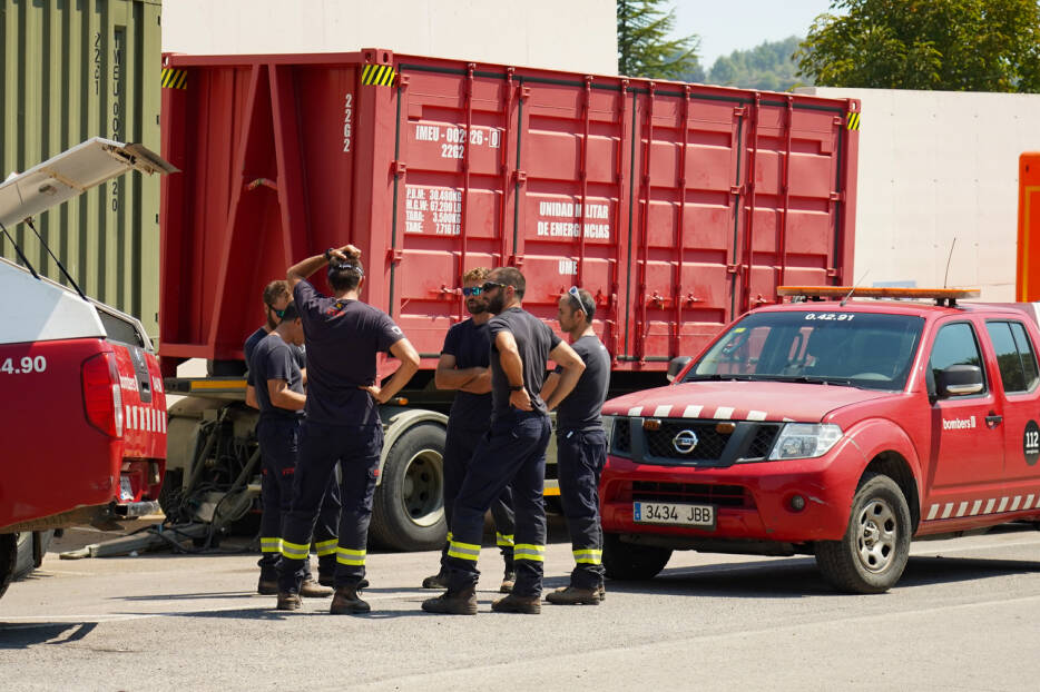 Los Bomberos incorporan 475.000 € por las horas extra y el deterioro de material por el incendio de Bejís