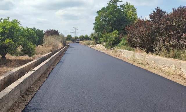 Becsa finaliza la pavimentación del camino La Ratlla, financiada por Almassora y Castelló