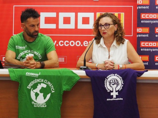 CCOO se fija como retos más plantillas, actualizar salarios y la dignificación de la tarea docente 