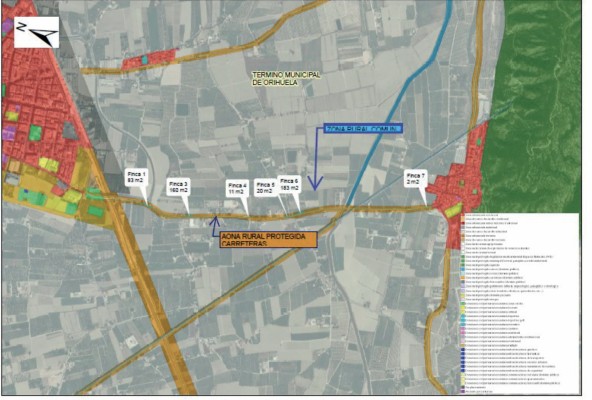 La Diputación publica las expropiaciones para construir un carril bici de Orihuela a Arneva