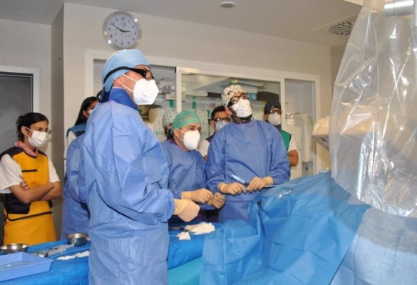 La Unidad de Hemodinámica del General, pionera en la implantación de prótesis para tratar la angina de pecho