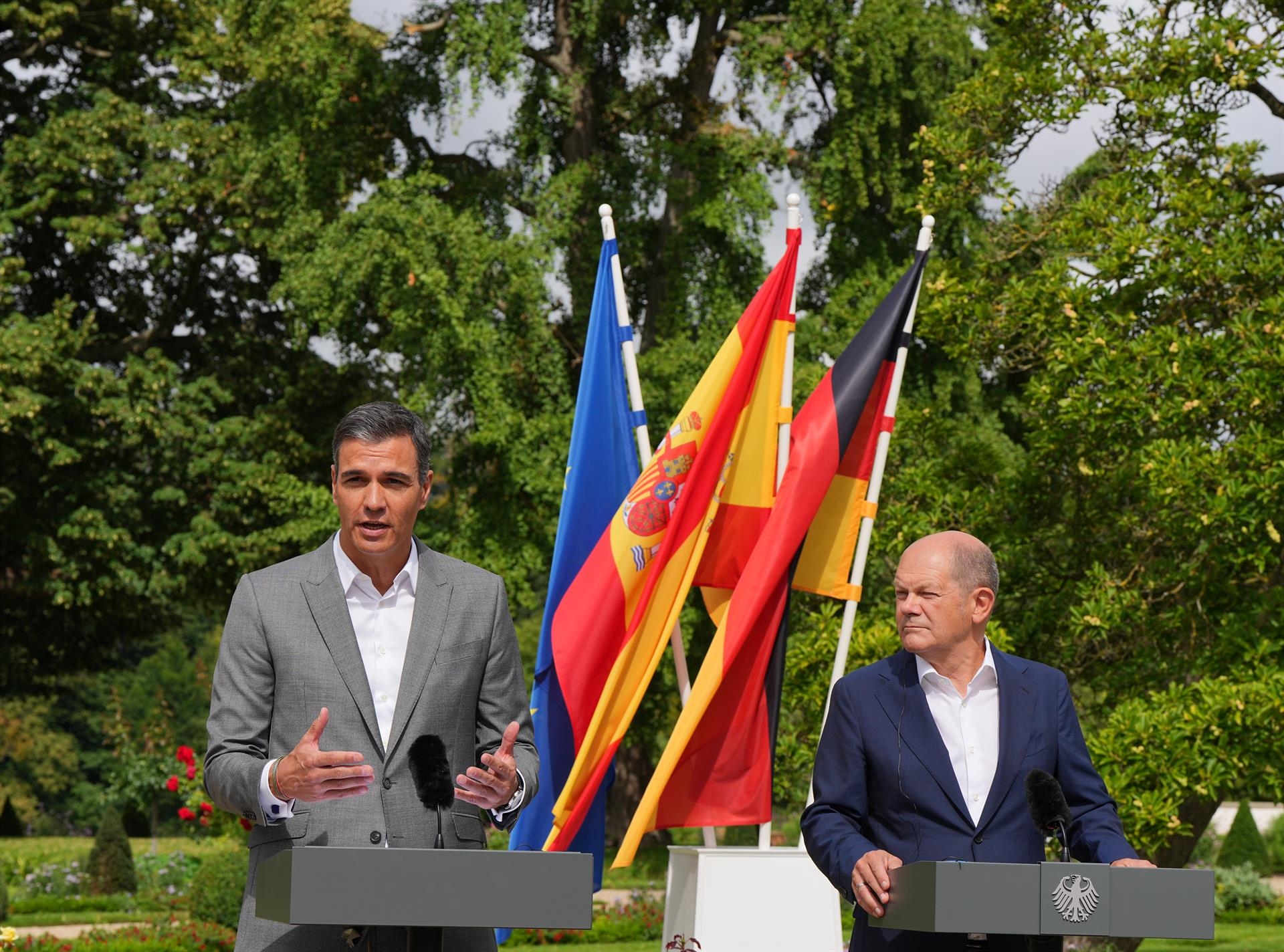 Sánchez y Scholz certifican el frente común para el MidCat sin descartar el gasoducto a Italia