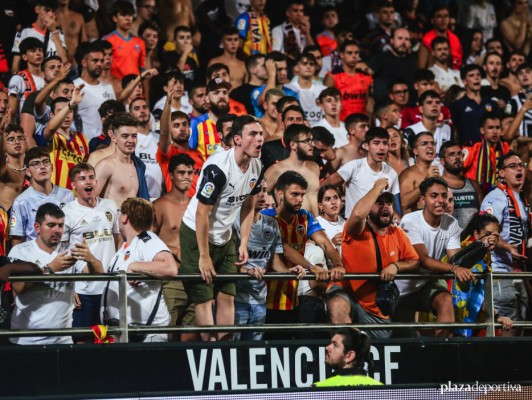 La asistencia a Mestalla ante el Atlético fue la más alta en periodo post-covid