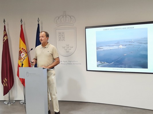 El Mar Menor registra los mejores valores desde el verano de 2016