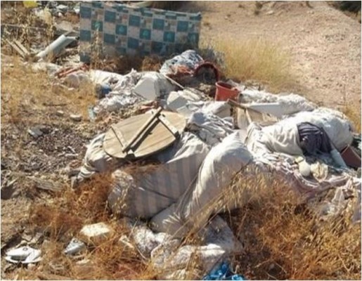 Cerco a los vertederos ilegales en la pedanía de Avilés de Lorca: adiós a 848 toneladas de residuos 