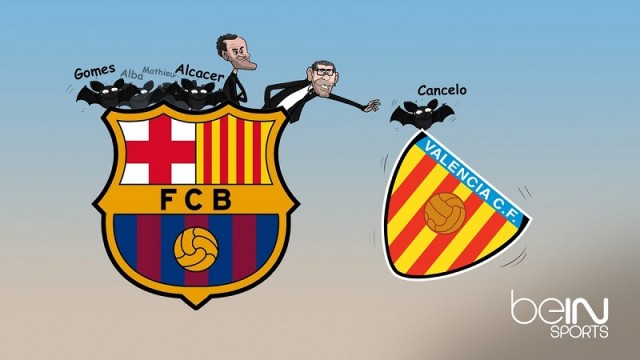 Bein Sports se disculpa con el Valencia CF tras ironizar con los traspaso al FC Barcelona
