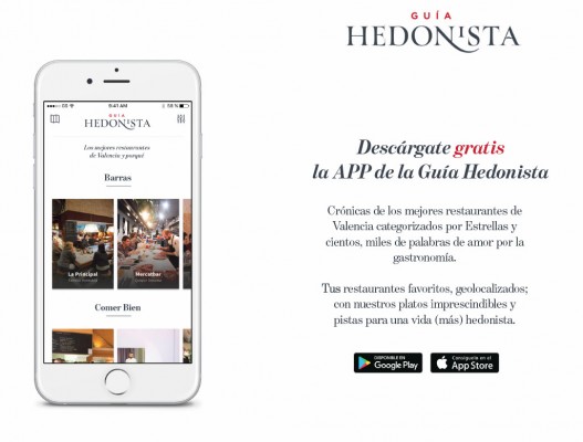 Descárgate (gratis) la APP de Guía Hedonista