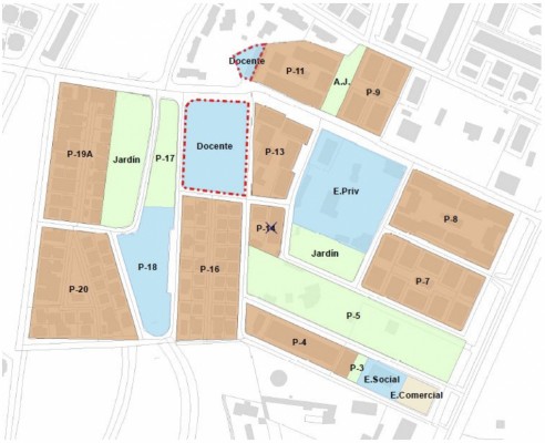 Torrevieja cambia 6.100 m2 de dos parcelas del sector Las Barcas de uso docente a residencial