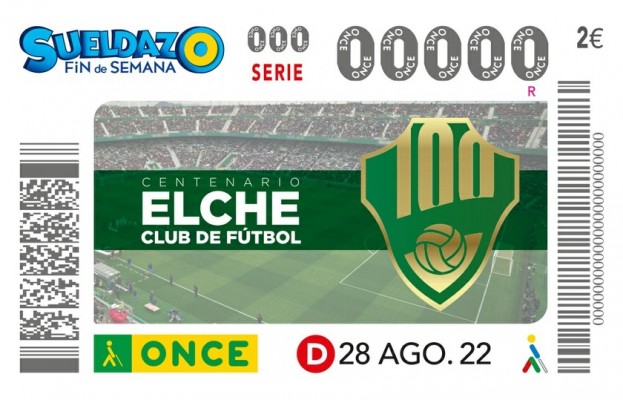 El cupón del Centenario del Elche