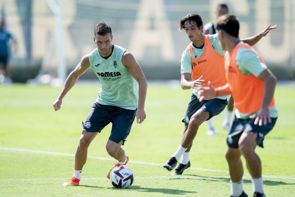 El argentino Lo Celso completa su primer entrenamiento con el Villarreal