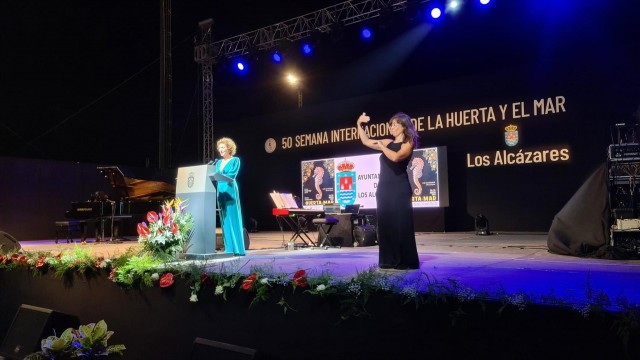 La Semana Internacional de la Huerta y el Mar de Los Alcázares arranca con el pregón de Pepa Aniorte