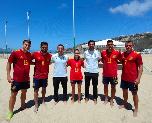 Mazarrón acoge la concentración de España previa a la Liga Europea con seis murcianos 