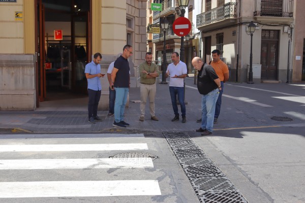 Vila-real refuerza el centro contra las lluvias con el programa de Facsa de mejora de la red de pluviales