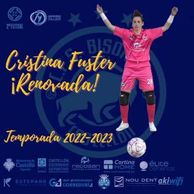 Cristina Fuster renueva con el Bisontes Femenino
