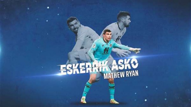 La Real Sociedad traspasa al portero Mathew Ryan al Copenhague
