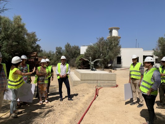El 'nuevo' Centro de Visitantes de Las Salinas de San Pedro estrenará a final de año una sala dedicada al Mar Menor