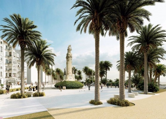 Alicante impulsa la reforma del Paseo de los Mártires de la fachada marítima de la Explanada