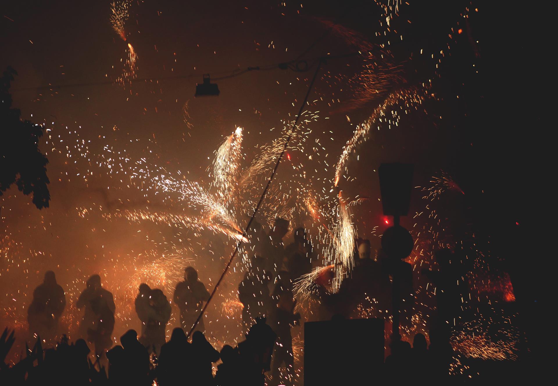 Espectáculo de fuego en Paterna. Foto: Ajuntament de Paterna. - 