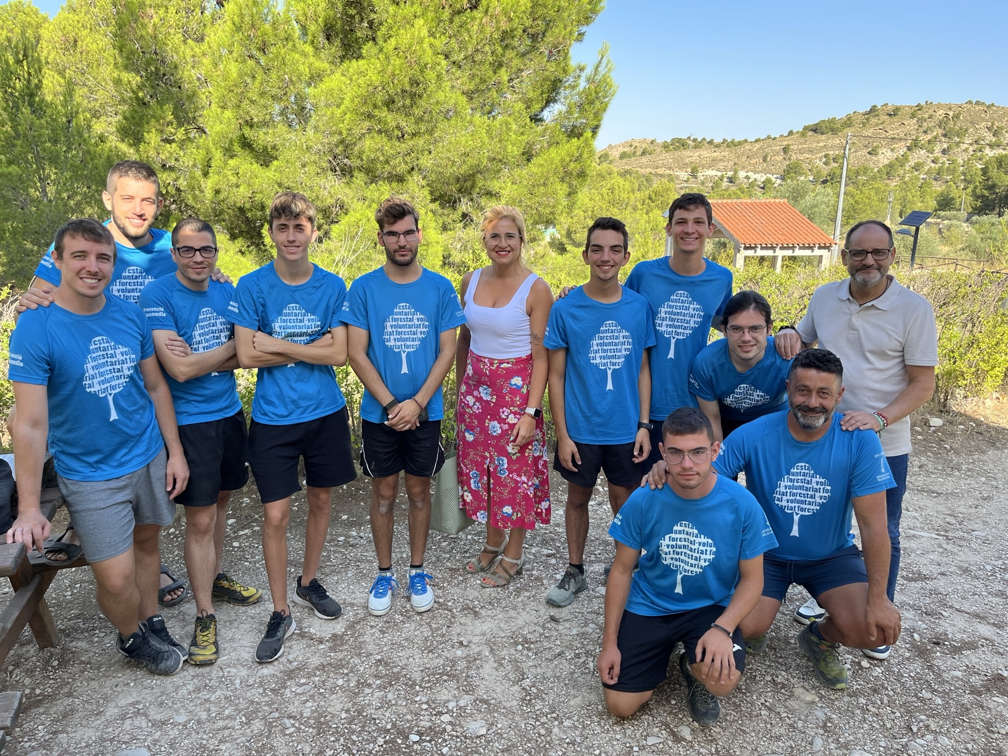 Cuarenta voluntarios vigilan los parajes de Petrer para prevenir incendios forestales 