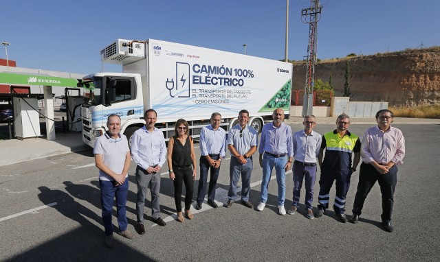 Iberdrola y Disfrimur inician las pruebas del primer Corredor Mediterráneo para el transporte pesado por carretera sin emisiones