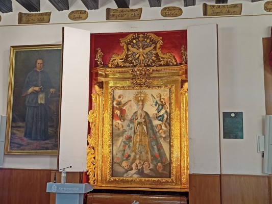 Elche restaura el oratorio del siglo XVIII del Salón de Plenos para salvaguardar el patrimonio