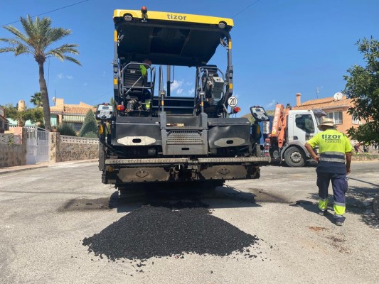 La 'operación asfalto' arranca en la zona norte y afectará a 57 viales de El Campello