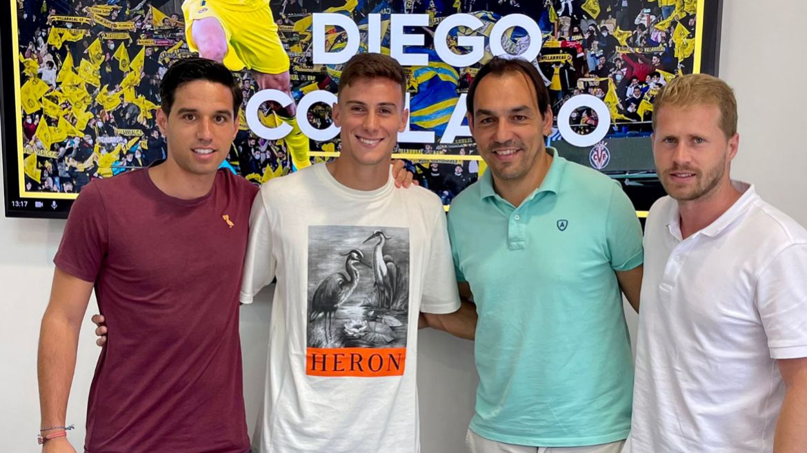 El Villarreal renueva al delantero del filial Diego Collado hasta 2025
